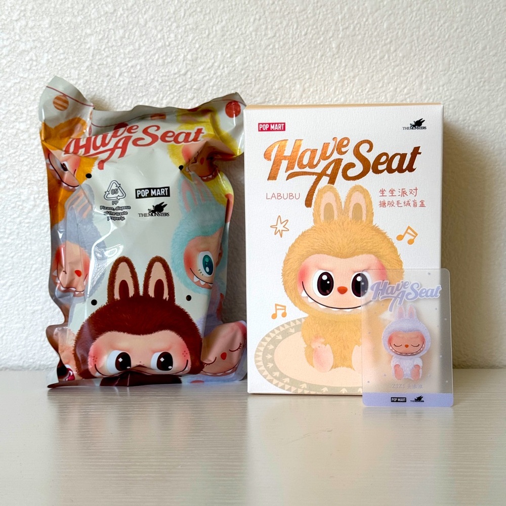 Pop Mart ZIZI Labubu-Have A Seat series